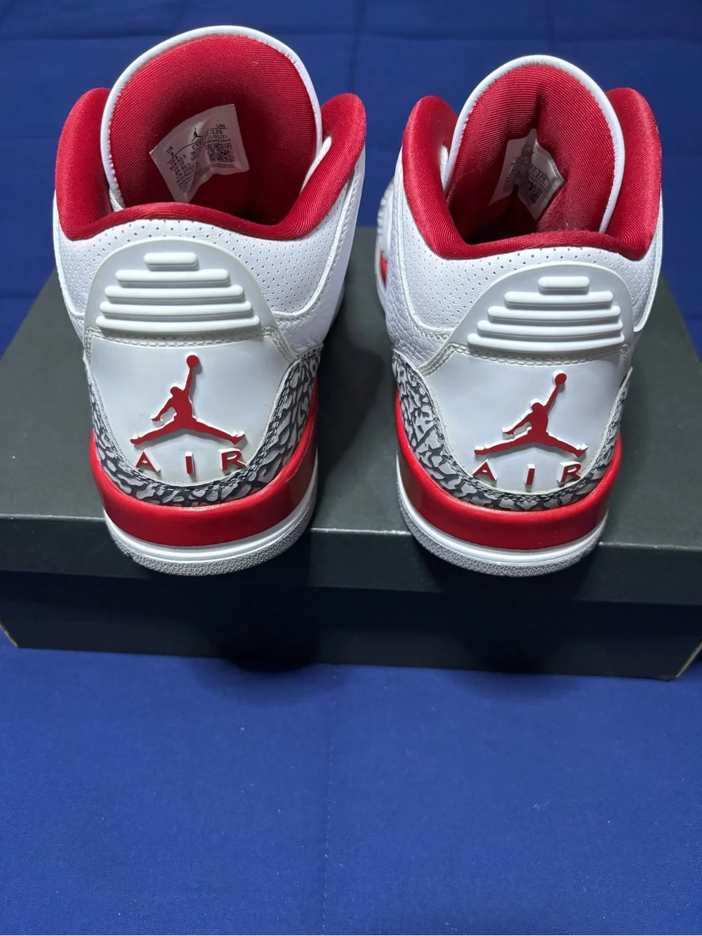 Jordan 3 Retro Cardinal Red 2022 Size 9